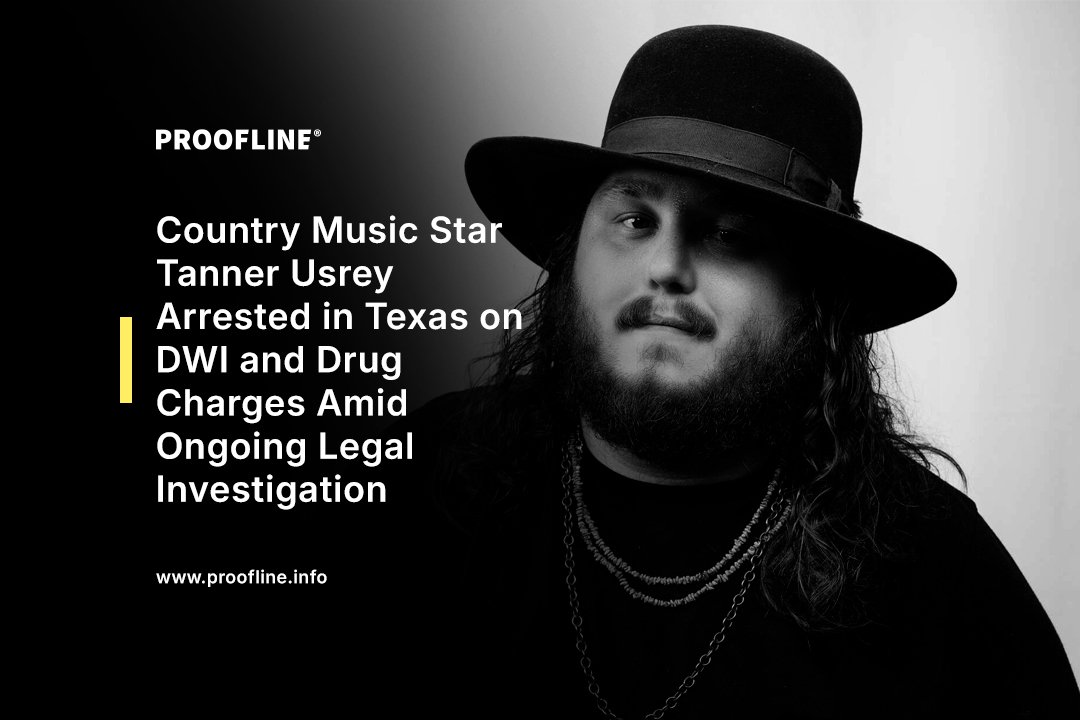 Country Music Star Tanner Usrey Arrested in Texas on DWI and Drug Charges Amid Ongoing Legal Investigation