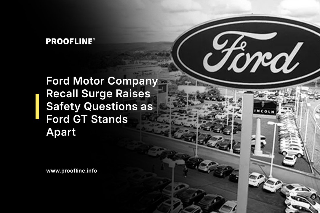 Ford Motor Company Recall Surge Raises Safety Questions as Ford GT Stands Apart