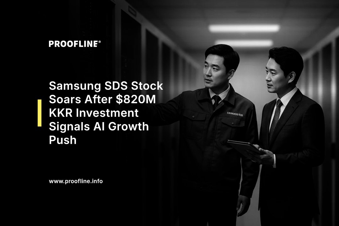 Samsung SDS Stock Soars After $820M KKR Investment Signals AI Growth Push