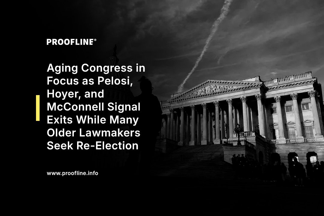 Aging Congress in Focus as Pelosi, Hoyer, and McConnell Signal Exits While Many Older Lawmakers Seek Re-Election