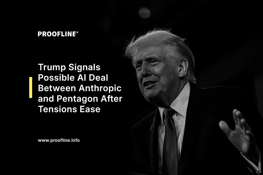 Trump Signals Possible AI Deal Between Anthropic and Pentagon After Tensions Ease