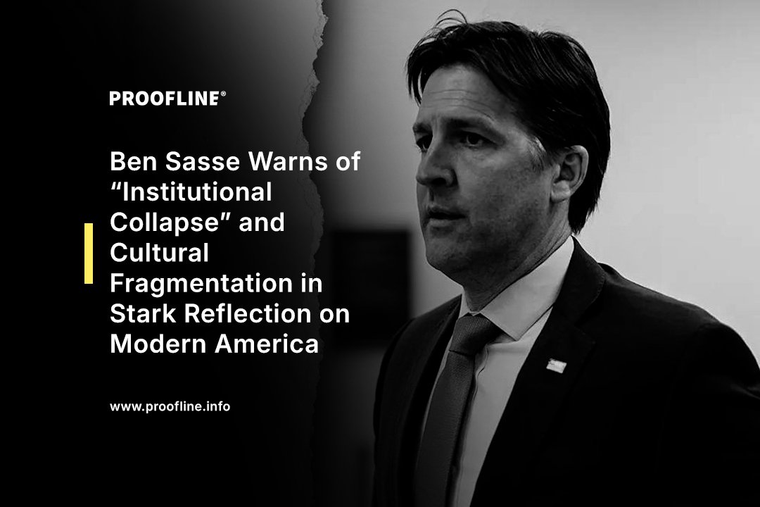 Ben Sasse Warns of “Institutional Collapse” and Cultural Fragmentation in Stark Reflection on Modern America