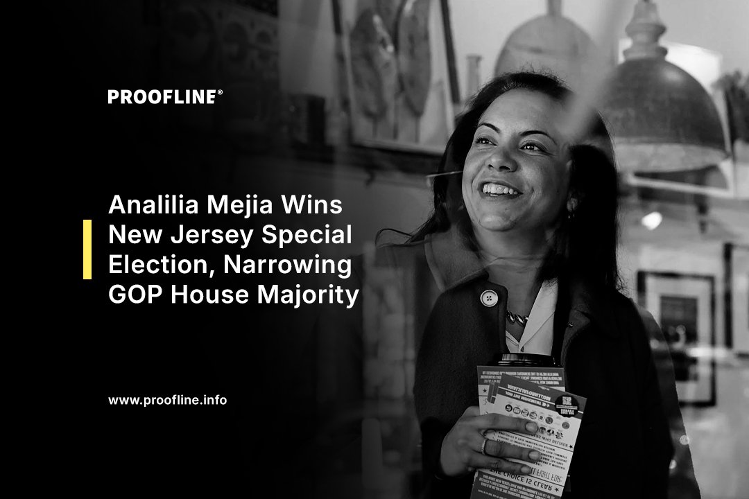 Analilia Mejia Wins New Jersey Special Election, Narrowing GOP House Majority