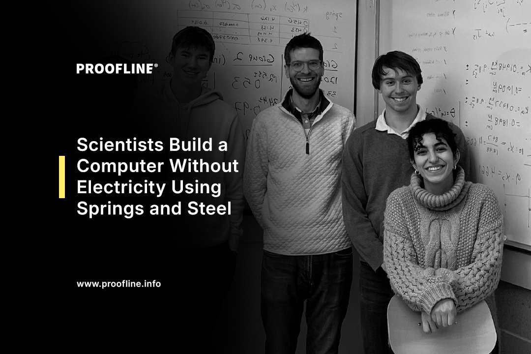Scientists Build a Computer Without Electricity Using Springs and Steel