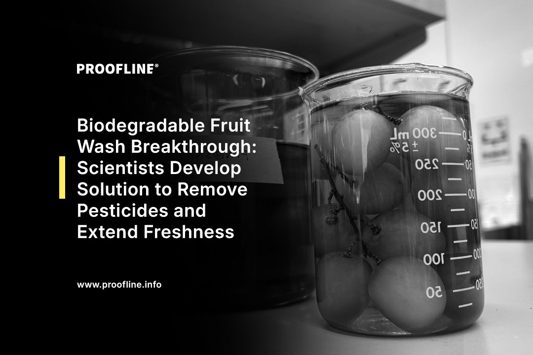 Biodegradable Fruit Wash Breakthrough: Scientists Develop Solution to Remove Pesticides and Extend Freshness